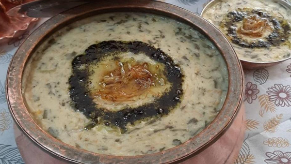 آش گندم شیر