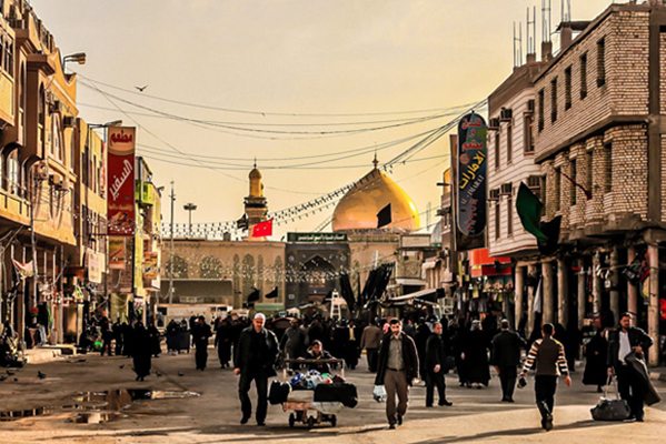 موقعیت مکانی و دسترسی آسان هتل المناهل رویال نجف (5 ستاره)