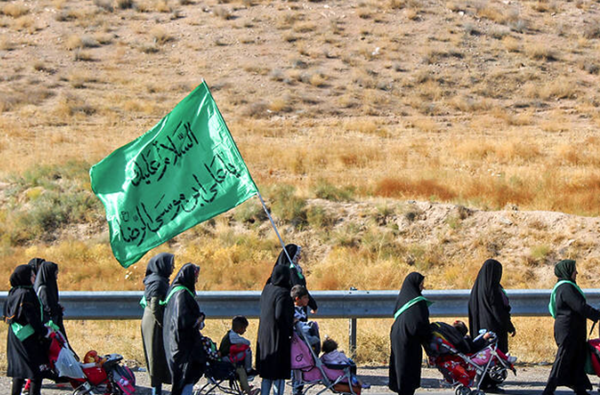 پیاده‌ روی زائران