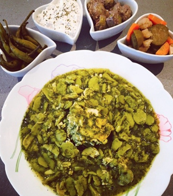 خورشت باقالی قاتق