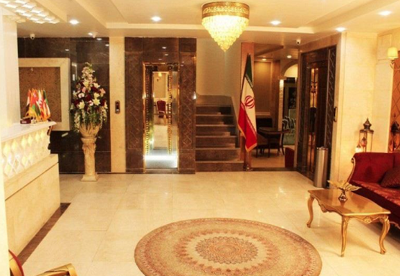 موقعیت مکانی و دسترسی هتل آپارتمان آرین مشهد
