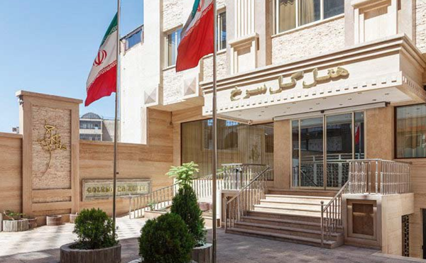 موقعیت مکانی و دسترسی هتل گل سرخ